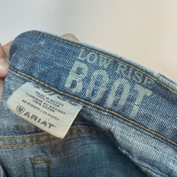 5 for $25🔥Ariat Denim Low-Rise Bootcut Denim Jeans Size 40X30 - Picture 10 of 12
